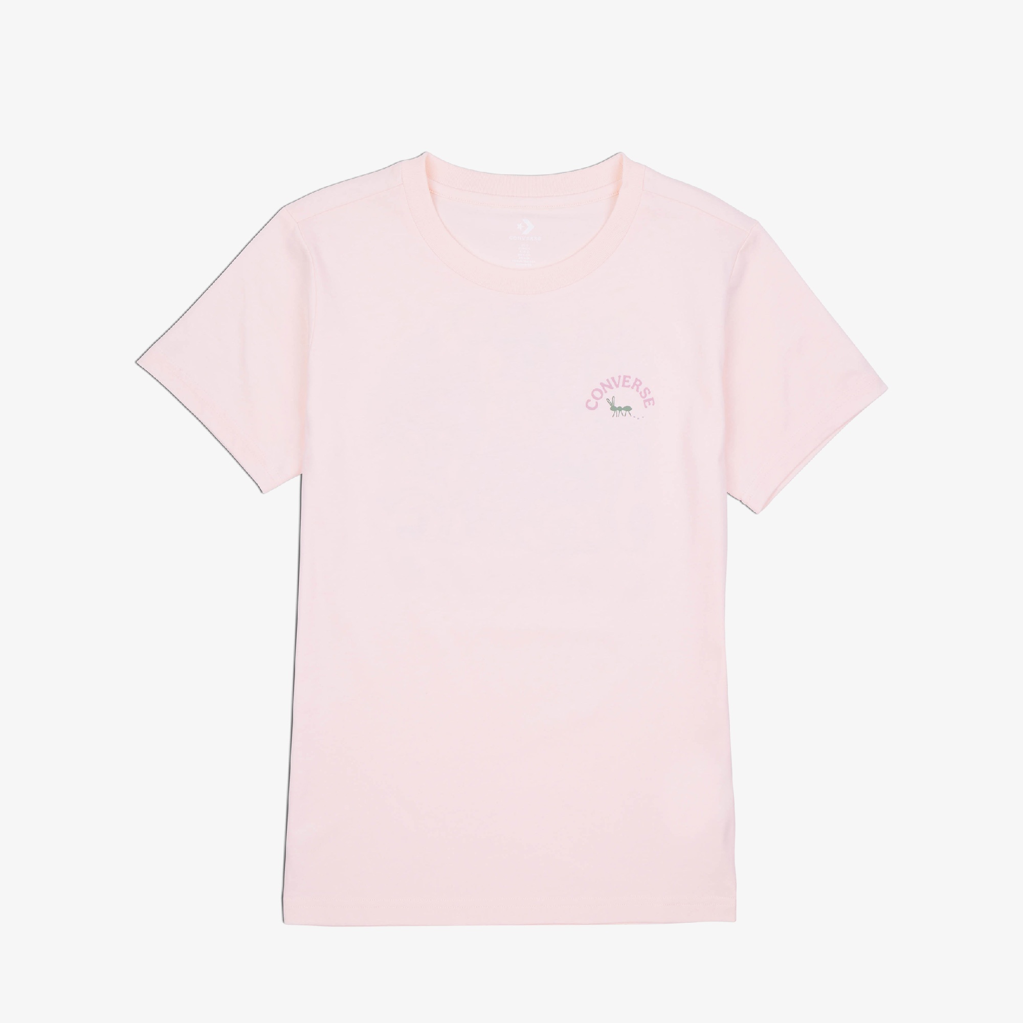 Converse Çiçek Baskılı Kadın Pembe T-Shirt