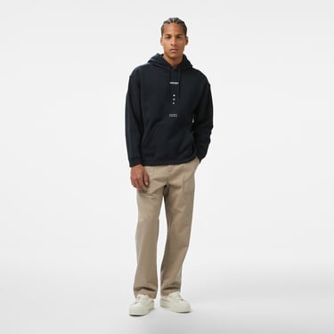  Converse Erkek Loose Fit Siyah Hoodie