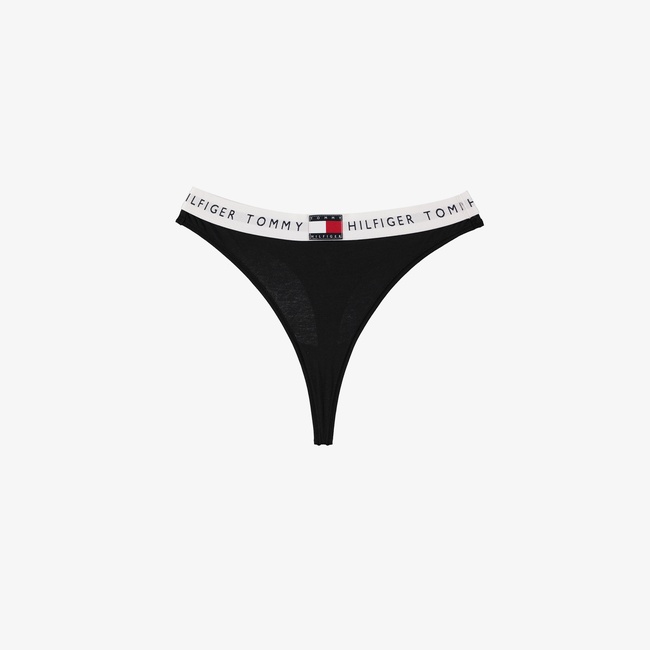  Tommy Hilfiger Heritage Cotton Kadın Siyah Külot