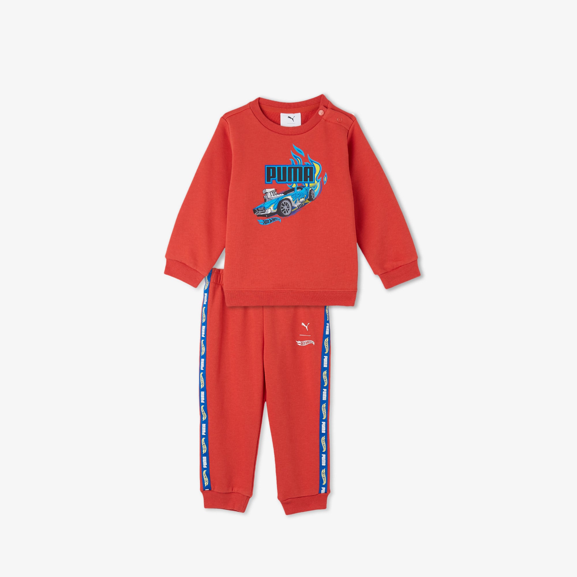  Puma X Hot Wheels Çocuk Kırmızı Eşofman Takımı