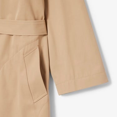  Kadın Relaxed Fit Bej Trençkot