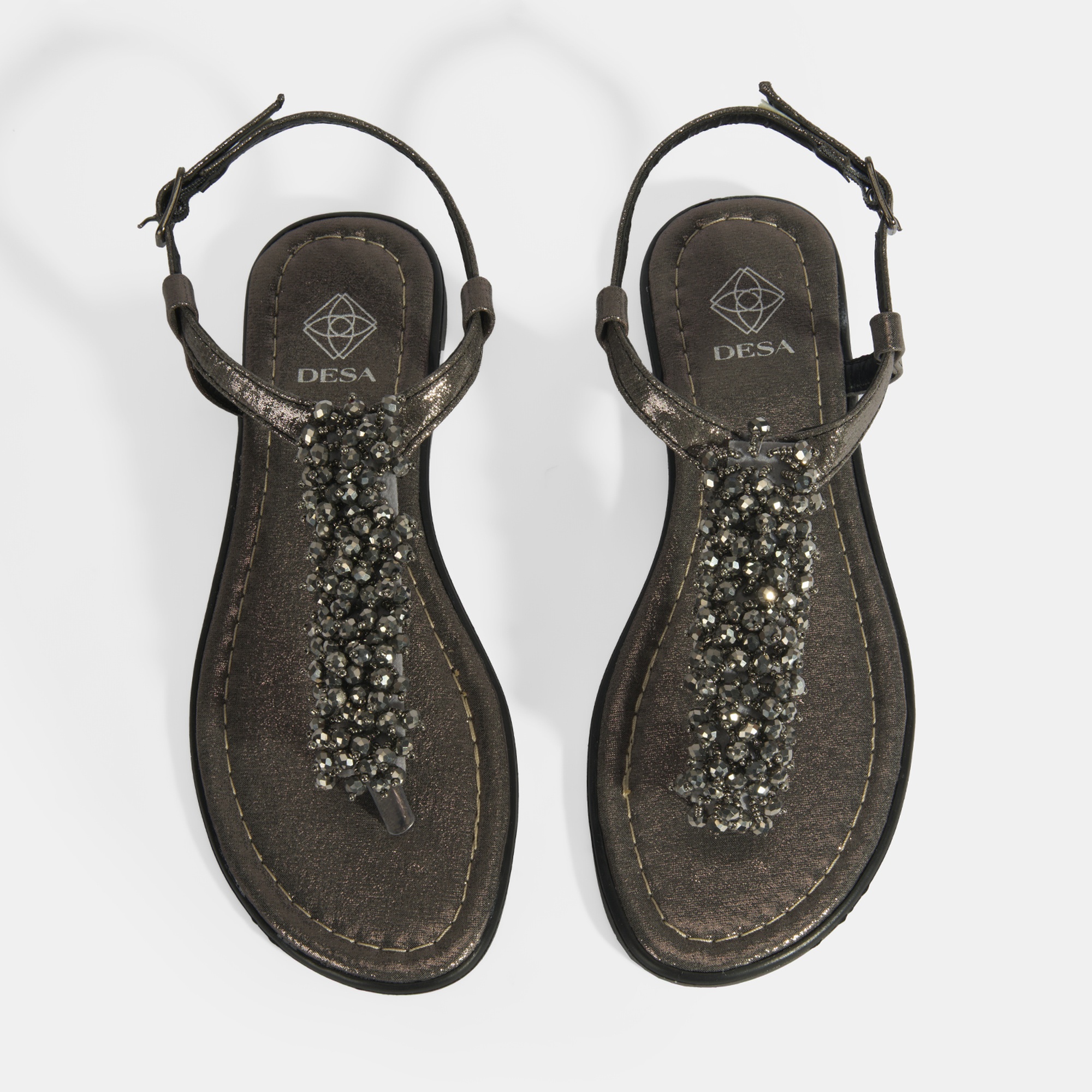 Kadın Gümüş Parmak Arası Sandalet