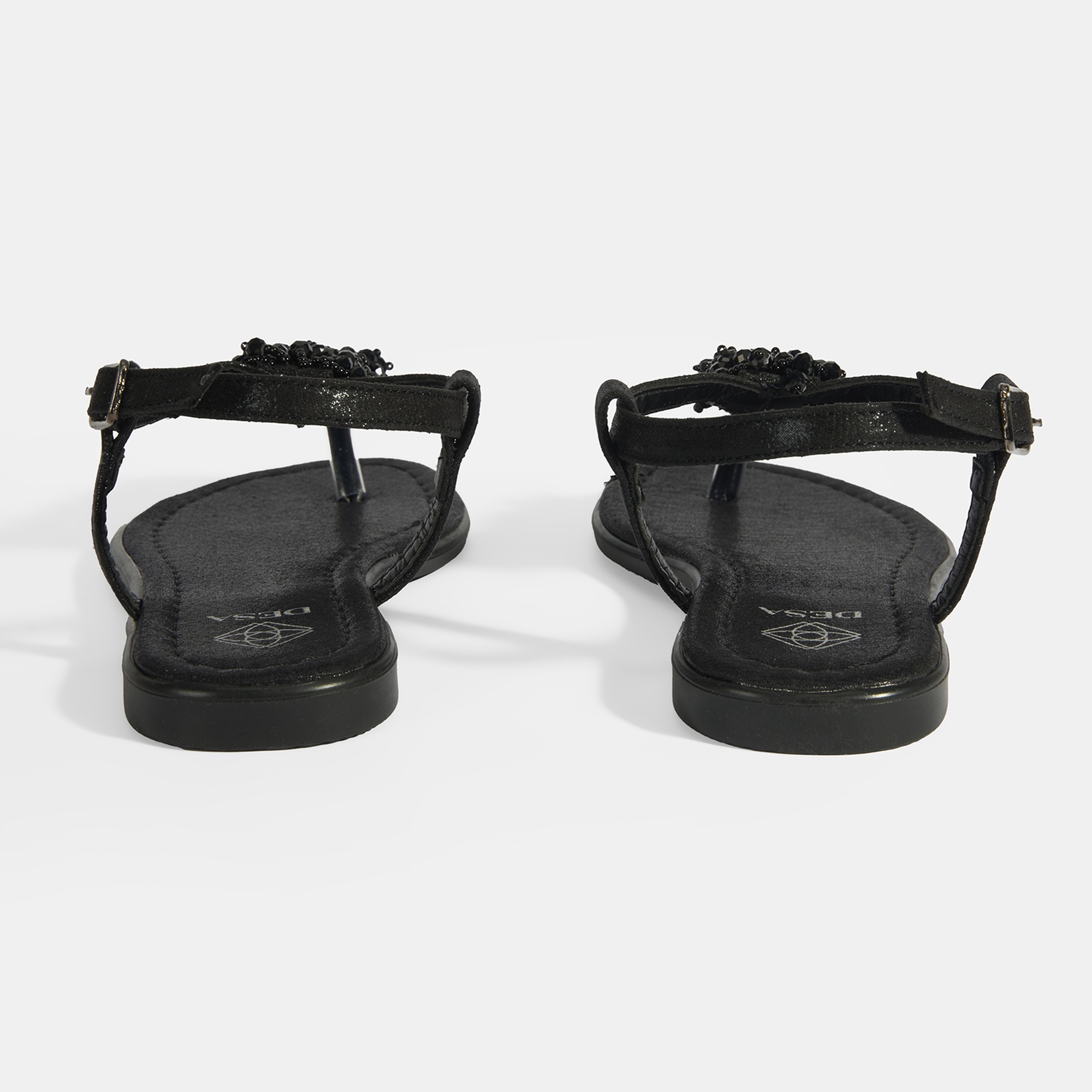 Kadın Siyah Parmak Arası Sandalet