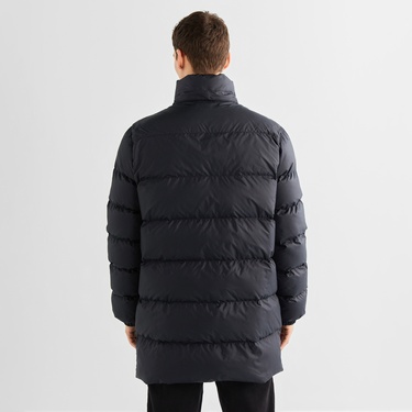  GANT Erkek Siyah Kapüşonlu Mont