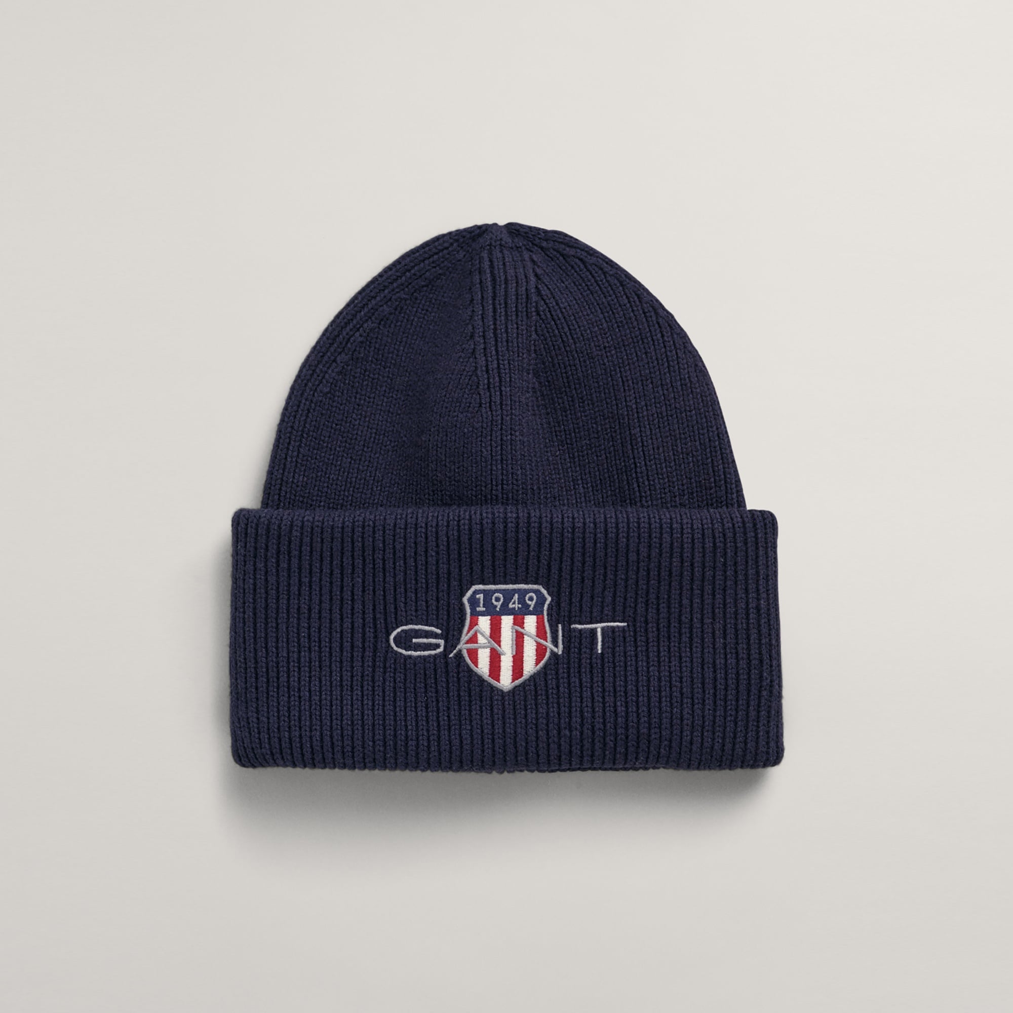 Gant Unisex Lacivert Logolu Bere