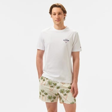  Tommy Hilfiger Monotype All American Erkek Beyaz T-Shirt