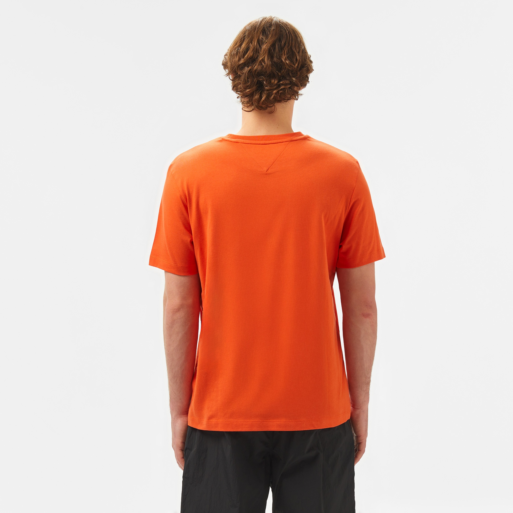 Tommy Hilfiger Ess Seasonal Reg Fit Solid Erkek Turuncu T-Shirt