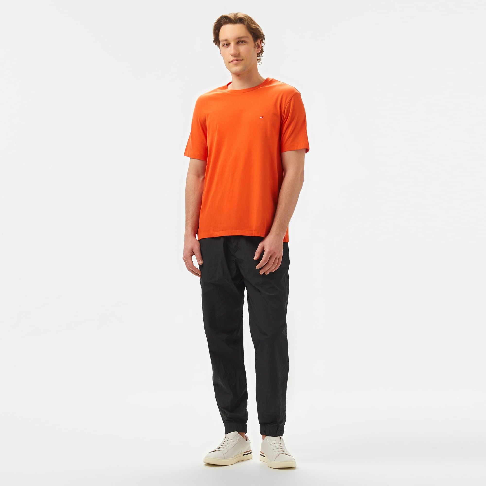 Tommy Hilfiger Ess Seasonal Reg Fit Solid Erkek Turuncu T-Shirt