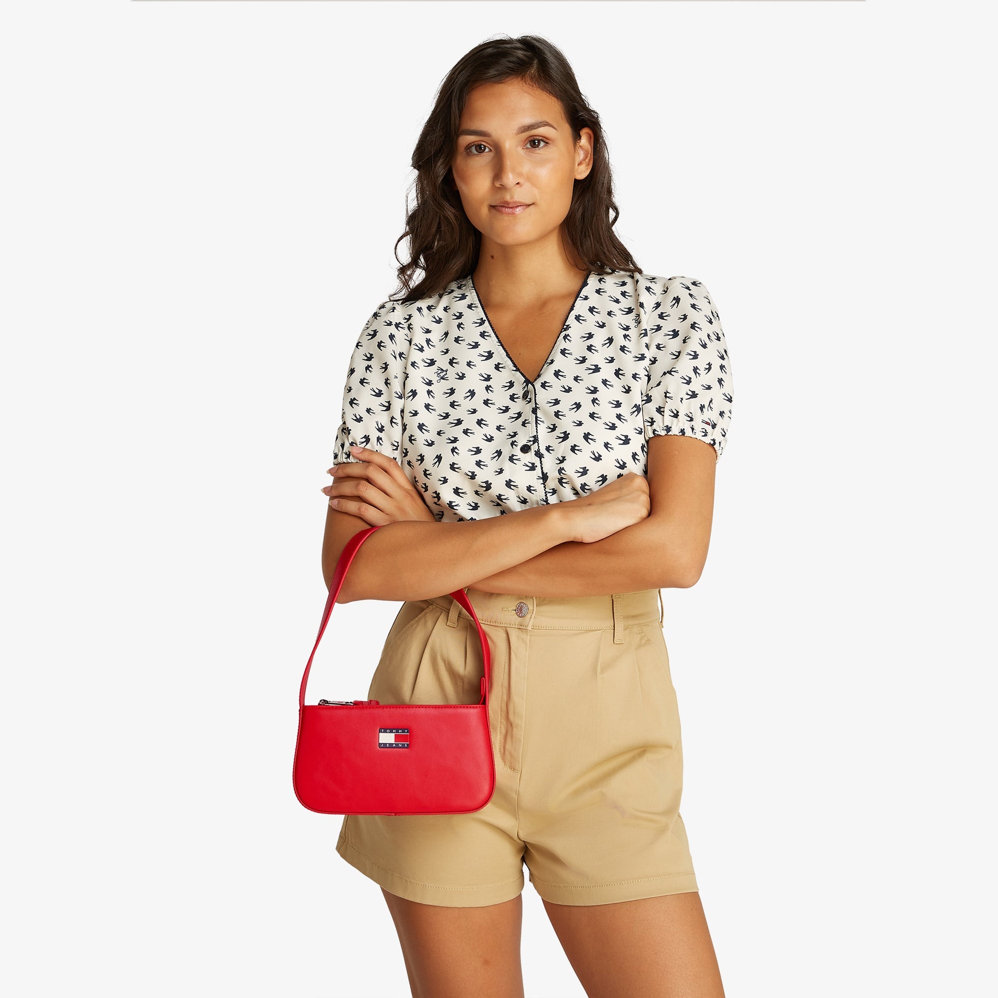 Tommy Hilfiger Ess Must Kadın Kırmızı El Çantası