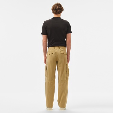  Tommy Jeans Jaimie Cotton Cargo Erkek Bej Pantolon