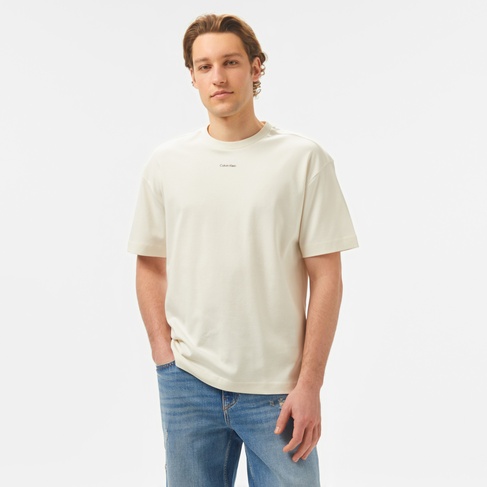  Calvin Klein Erkek Beyaz T-Shirt