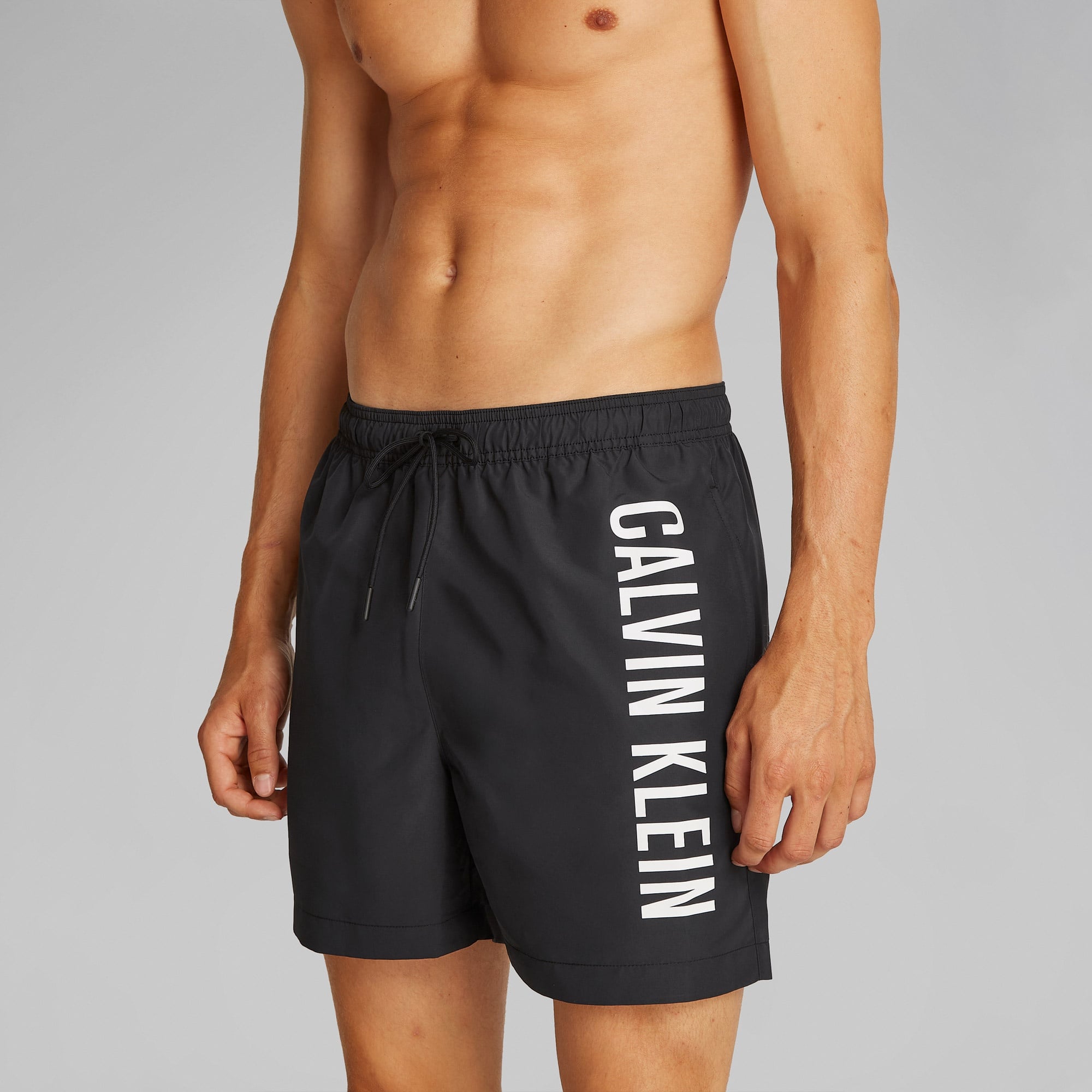 Calvin Klein Medium Drawstring Erkek Siyah Mayo