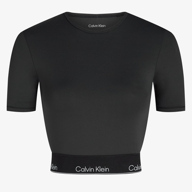  Calvin Klein Kadın Siyah T-Shirt