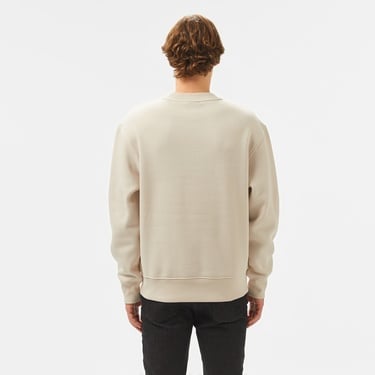  Calvin Klein Monologo Erkek Bej Sweatshirt