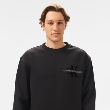  Calvin Klein Monologo Erkek Siyah Sweatshirt