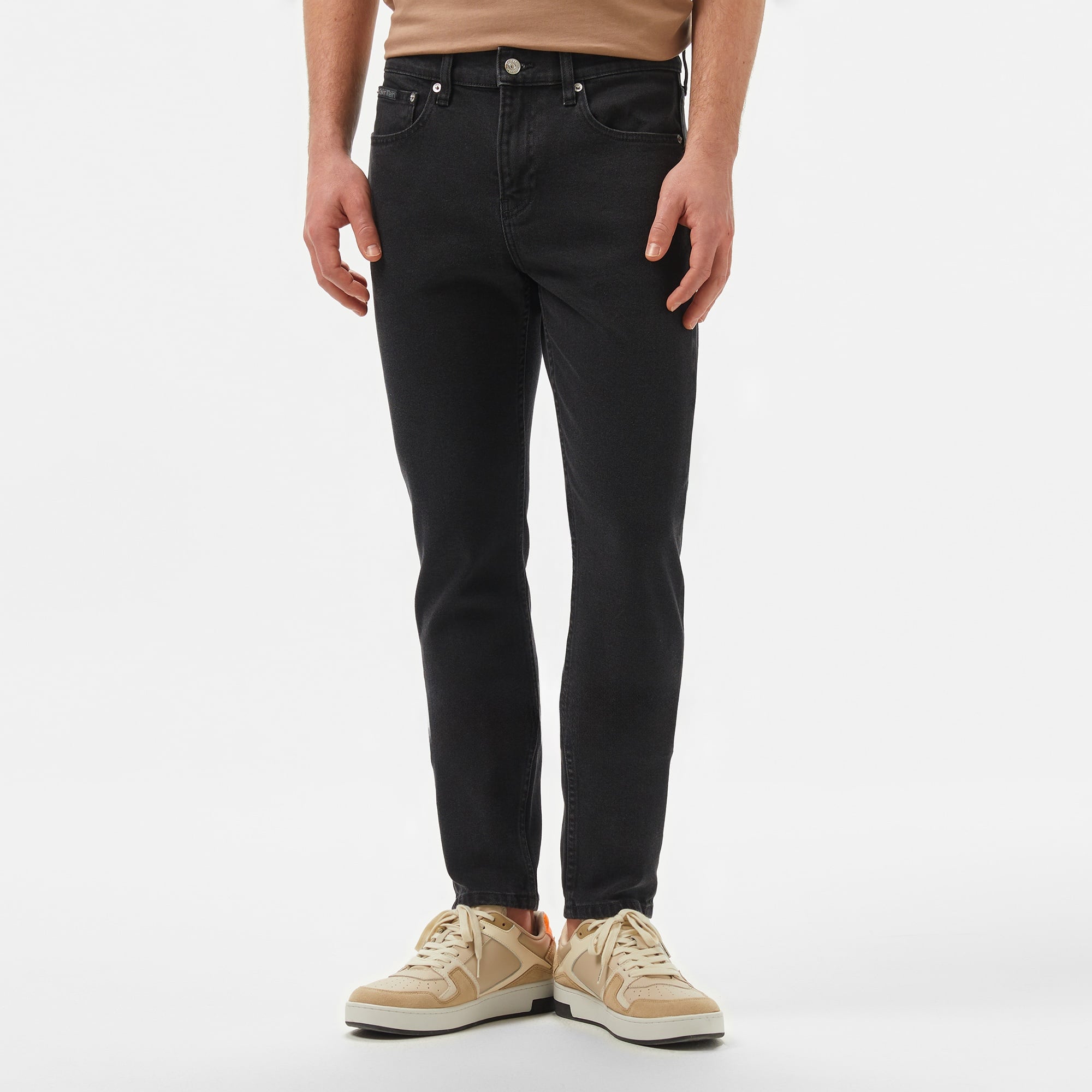 Calvin Klein Slim Taper Erkek Siyah Jean
