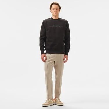  Calvin Klein Minimal Logo Erkek Siyah Sweatshirt