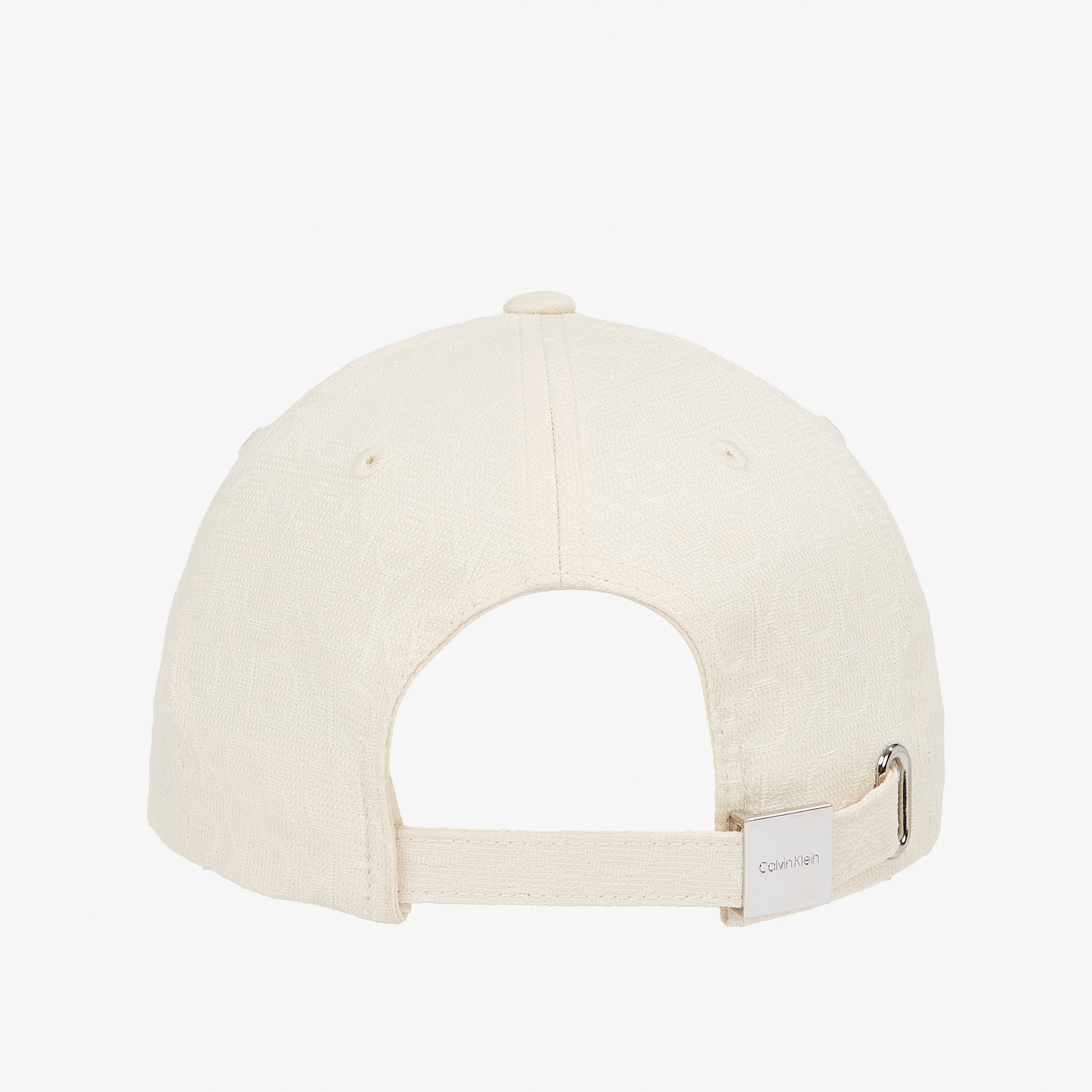Calvin Klein Monogram Jacquard Kadın Beyaz Şapka