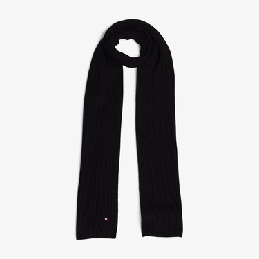  Tommy Hilfiger Erkek Siyah Atkı