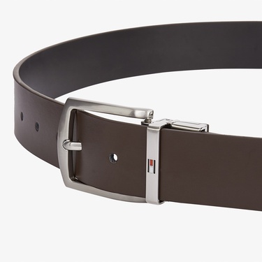  Tommy Hilfiger Erkek Siyah Kemer