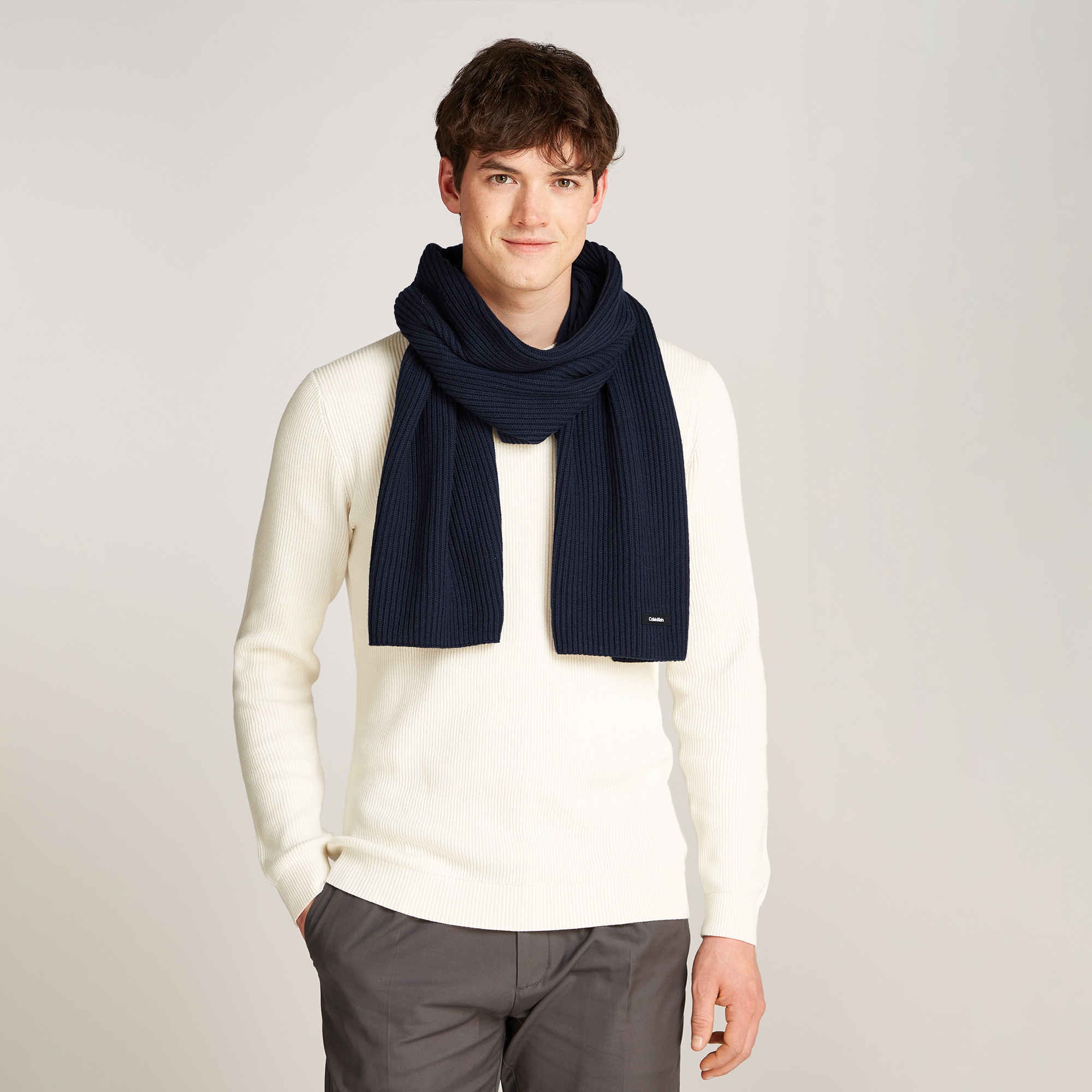 Calvin Klein Unisex Siyah Atkı