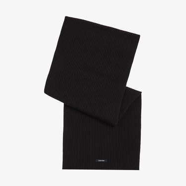  Calvin Klein Unisex Siyah Atkı