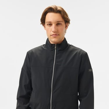  Guess Stretch Packable Bom Recycled Nylonetch Diamond Erkek Siyah Ceket