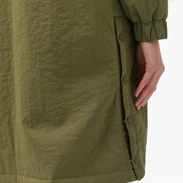  Lacoste Kadın Kapüşonlu Yeşil Yağmurluk