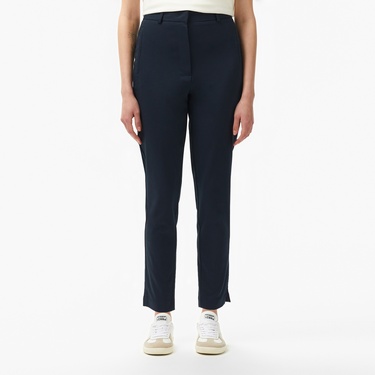  Lacoste Kadın Regular Fit Lacivert Pantolon
