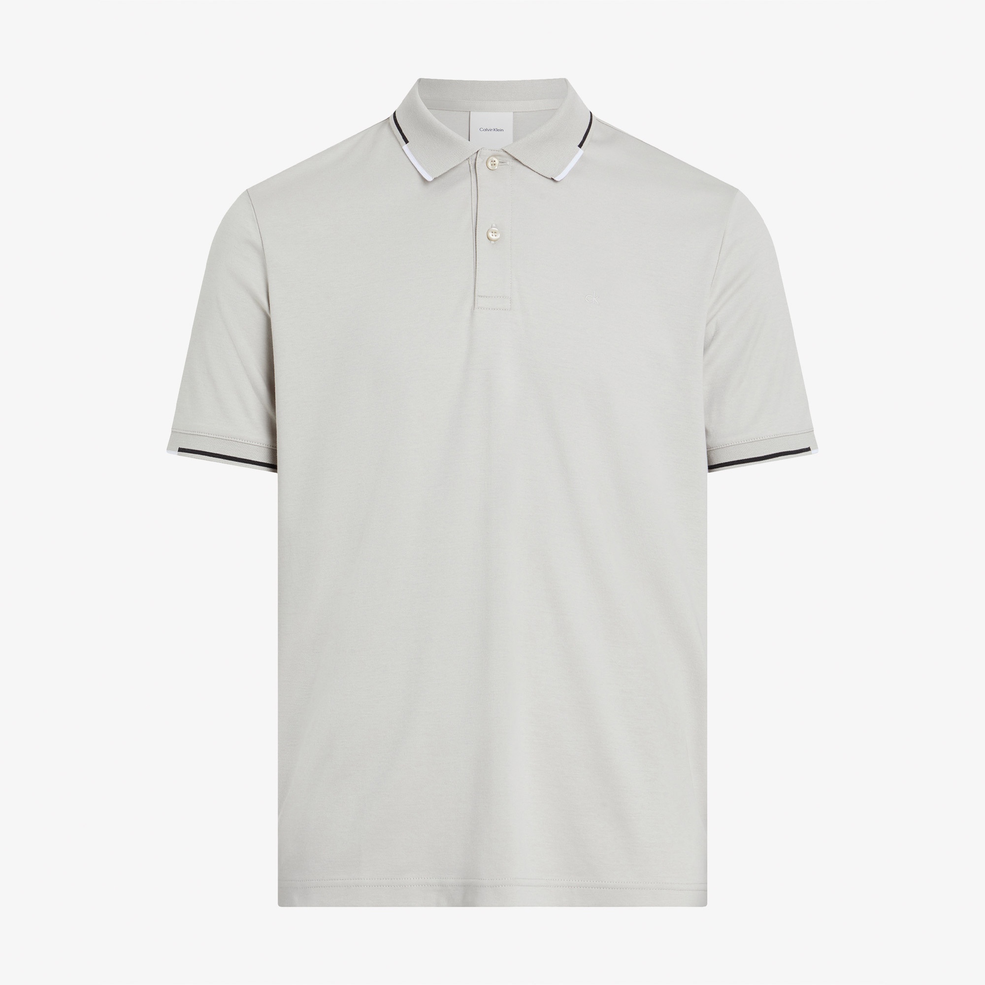 Calvin Klein Erkek Gri Polo