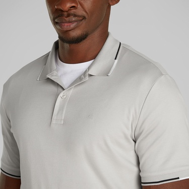  Calvin Klein Erkek Gri Polo