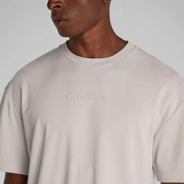  Calvin Klein Erkek Gri T-Shirt
