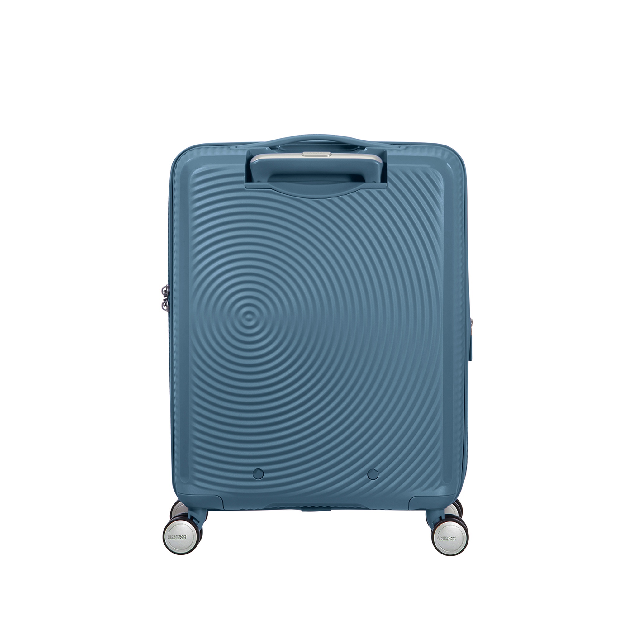 American Tourister Mavi Soundbox - Kabin Boy Sert Valiz 55 cm
