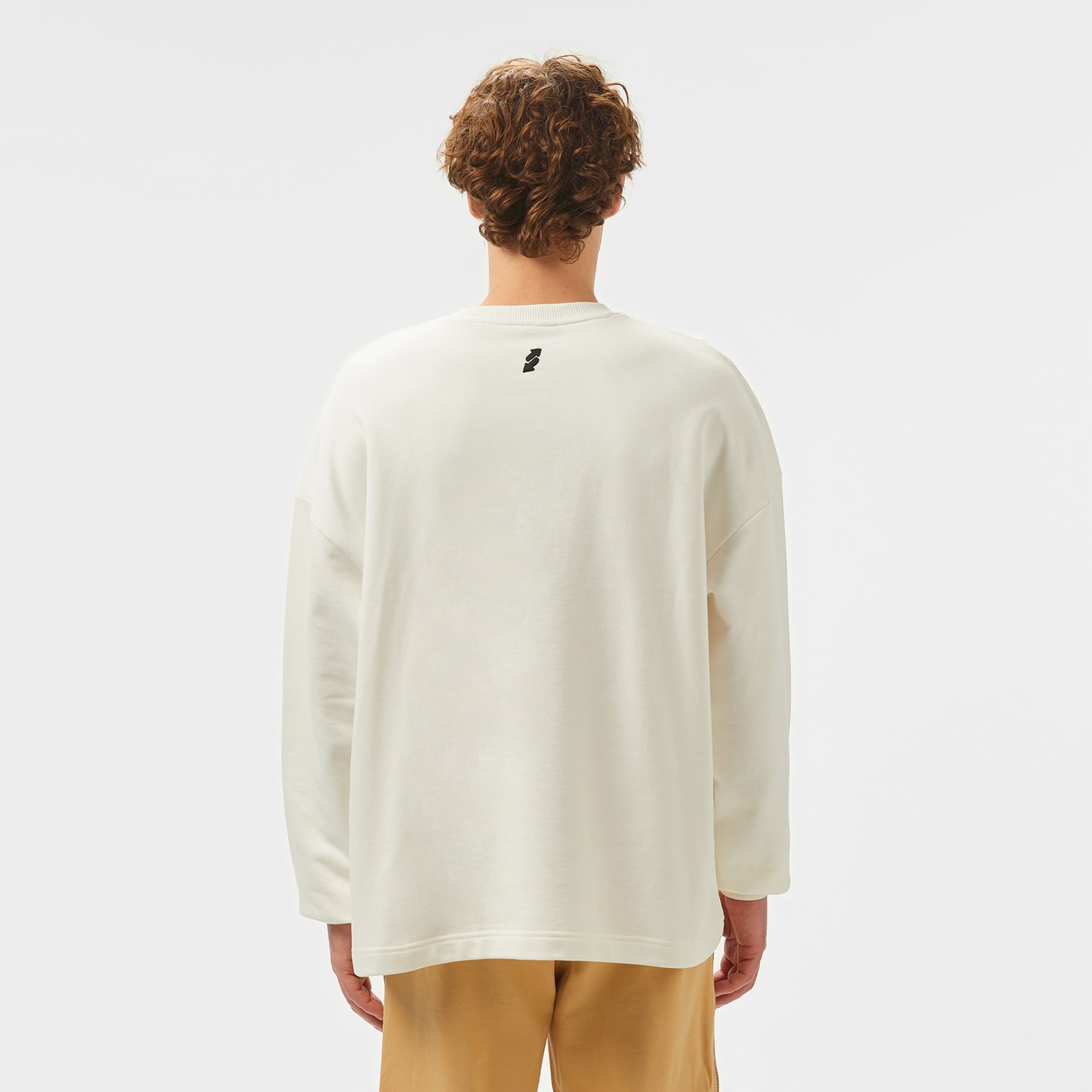 UNITED4 Odgo Erkek Beyaz Sweatshirt