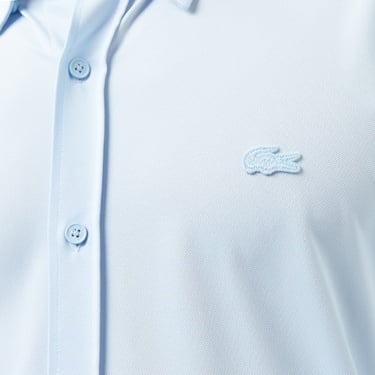  Lacoste Erkek Slim Fit Açık Mavi Gömlek