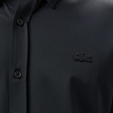  Lacoste Erkek Slim Fit Siyah Gömlek