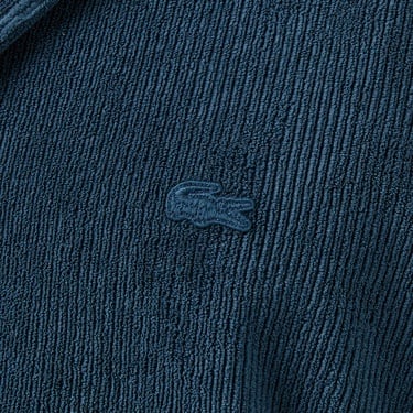  Lacoste Erkek Relaxed Fit Kısa Kollu Koyu Mavi Gömlek