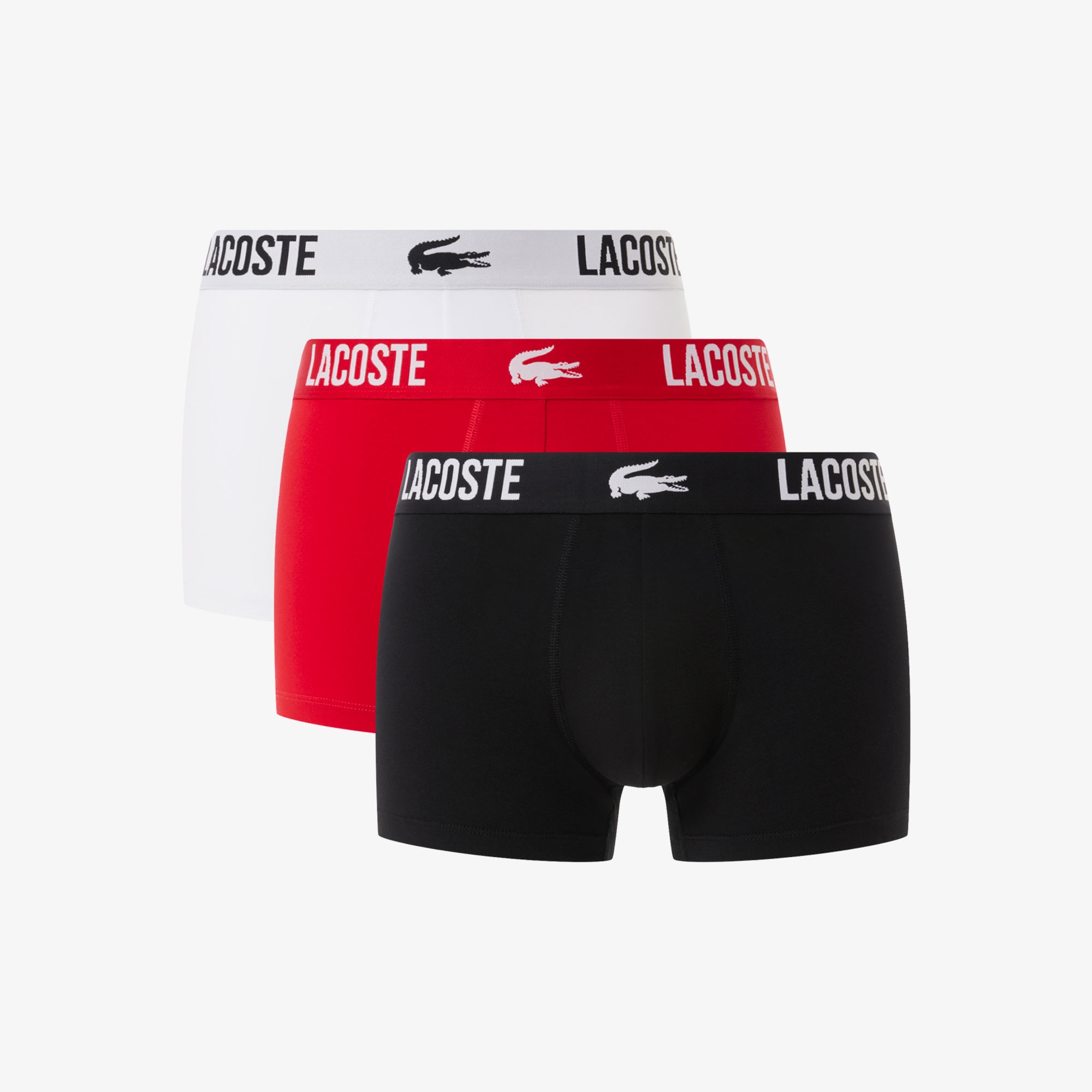 Lacoste Erkek 3'lü Renkli Boxer