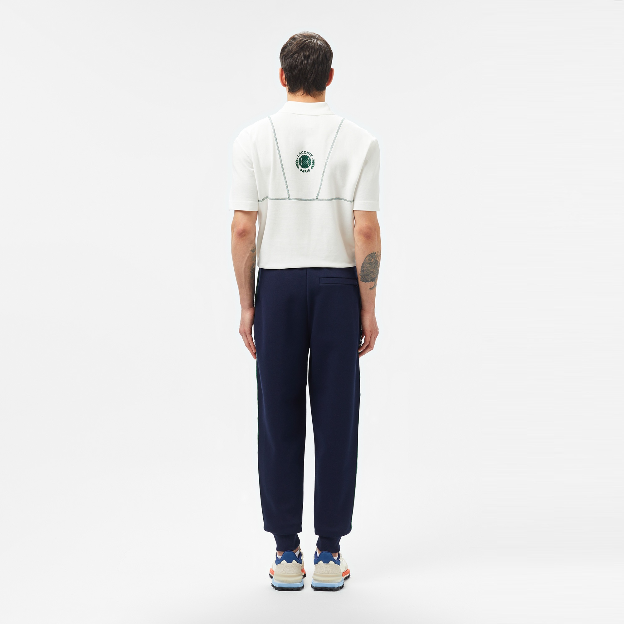 Lacoste Erkek Regular Fit Baskılı Lacivert Eşofman Altı