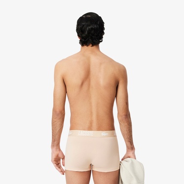  Lacoste Erkek 3'lü Renkli Boxer
