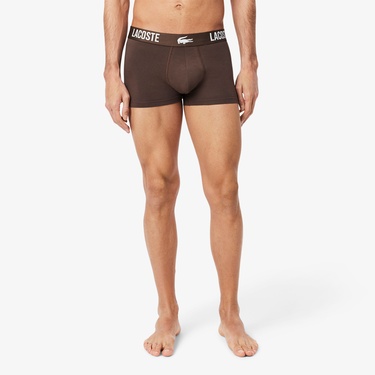  Lacoste Erkek 3'lü Renkli Boxer