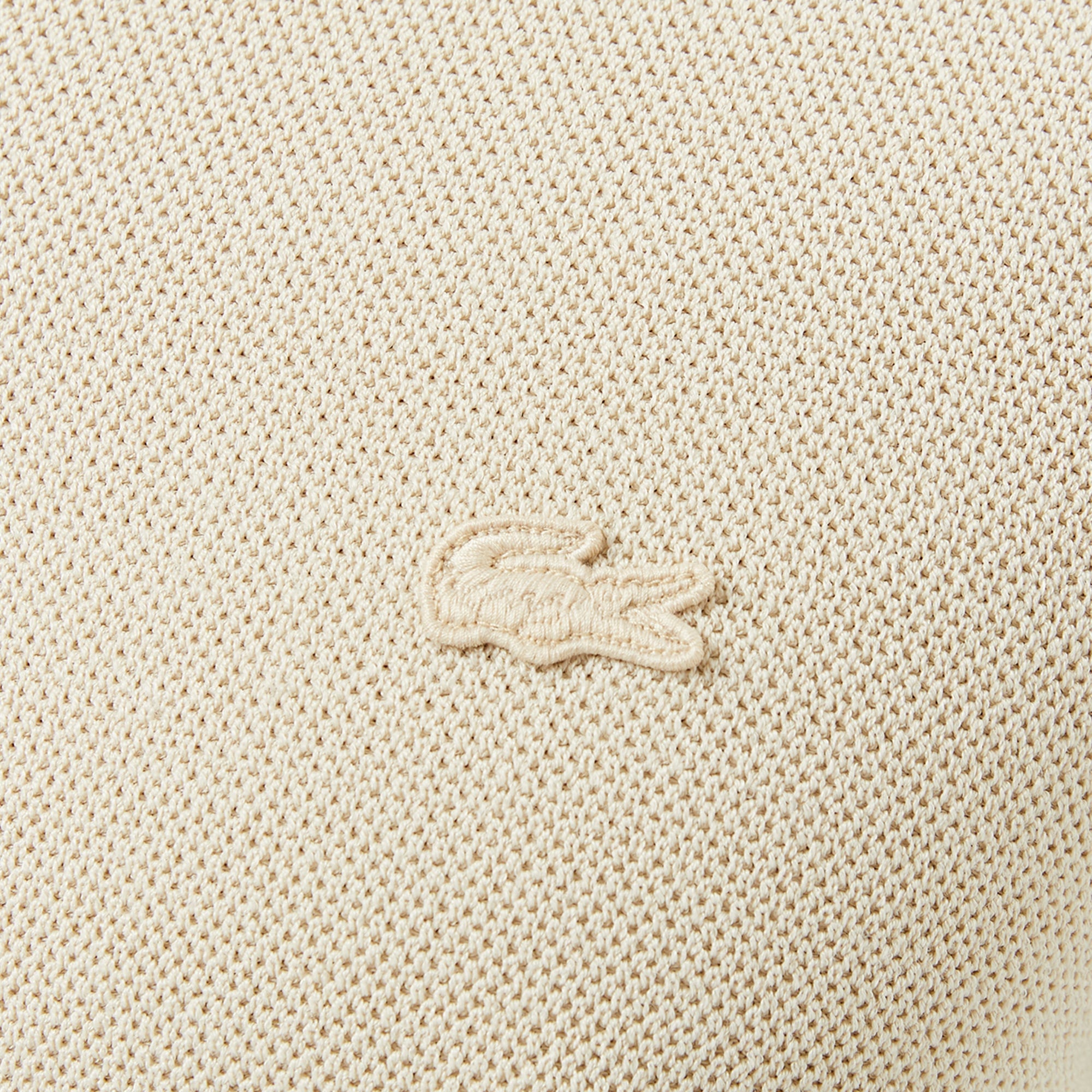 Lacoste Erkek Polo Yaka Bej Triko