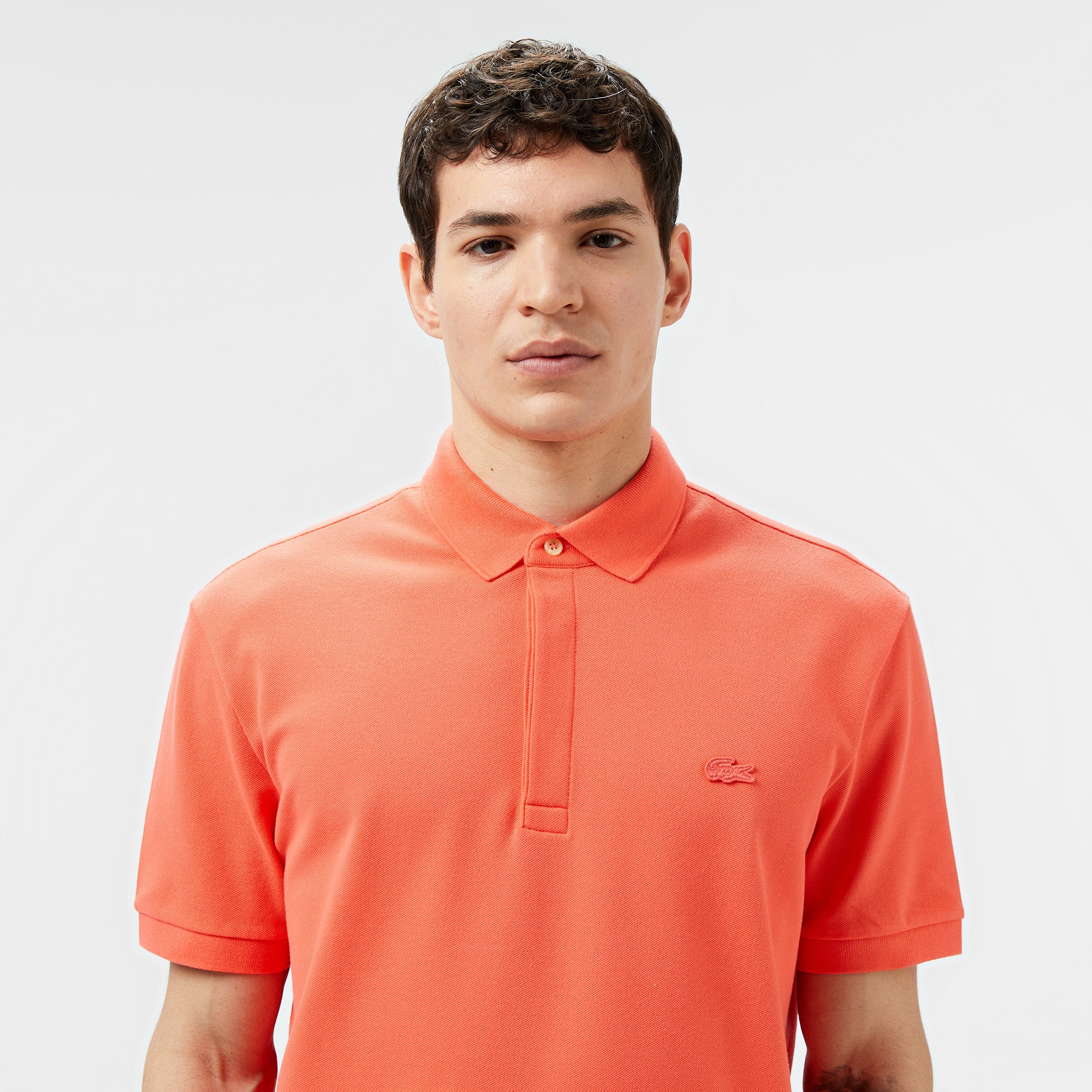 Erkek Regular Fit Turuncu Paris Polo