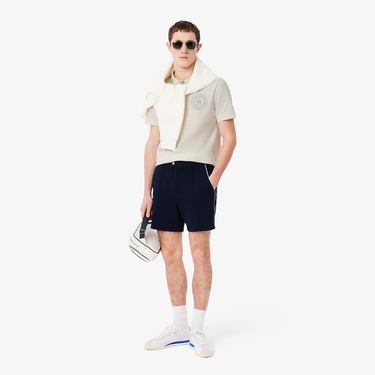  Lacoste L.12.12 Erkek Regular Fit Krem Polo