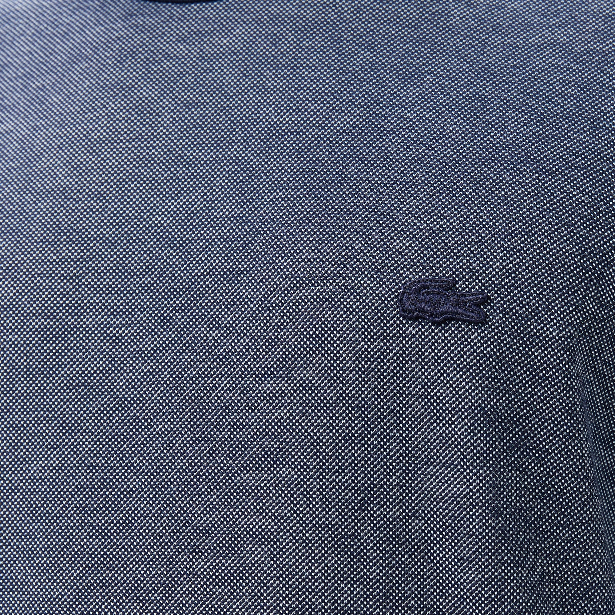 Lacoste Erkek Oversize Fit Bisiklet Yaka Lacivert T-Shirt