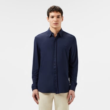  Lacoste Erkek Slim Fit Lacivert Gömlek