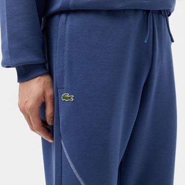  Lacoste Erkek Tapered Fit Baskılı Mavi Eşofman Altı