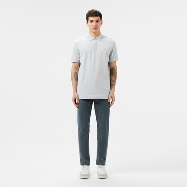  Paris Erkek Regular Fit Gri Polo