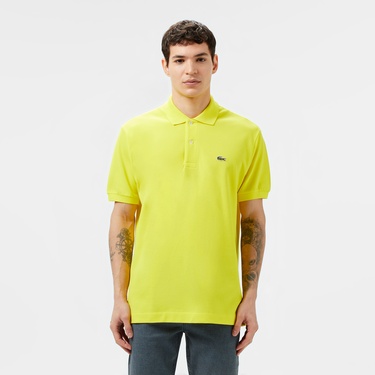  L.12.12 Erkek Classic Fit Sarı Polo