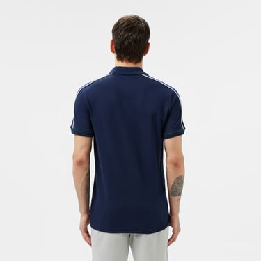 Lacoste Erkek Slim Fit Yarım Fermuarlı Lacivert Polo